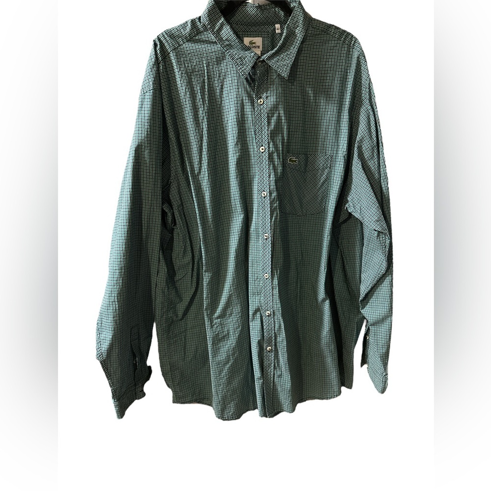 Men’s Lacoste 2XL button down EUC